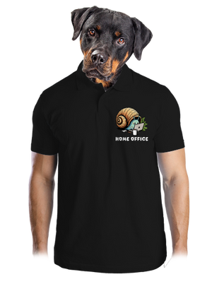 Slimákov home office pánska polokošeľa Black