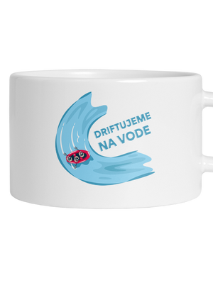 Driftujeme na vode hrnček makronka White