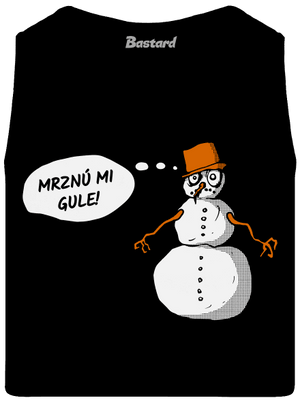 Mrznú mi gule pánske tielko Black