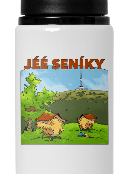 Jeseníky flaša na vodu White