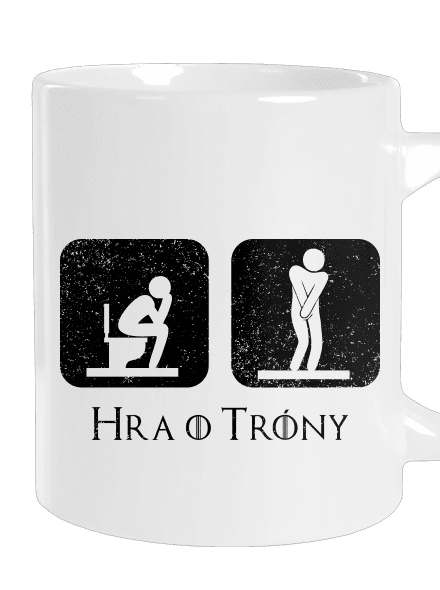 Hra o trůny veľký hrnček White