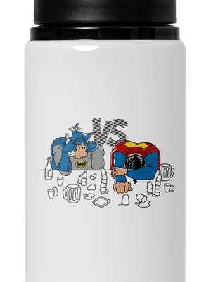 Súboj superhrdinov flaša na vodu White