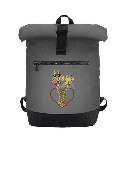 Žirafy vo zväzku batoh Grey Marl