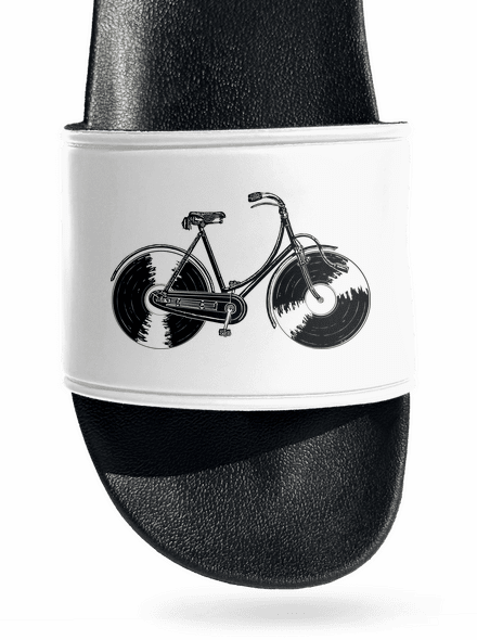 Gramofónový bicykel šľapky White