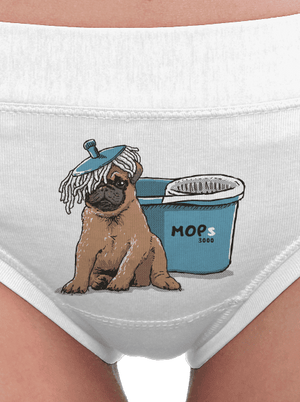 Mops dámske nohavičky White