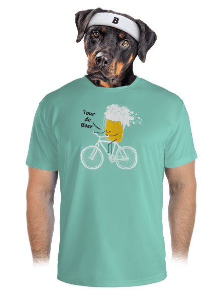 Tour de beer pánske športové tričko Mint Mal