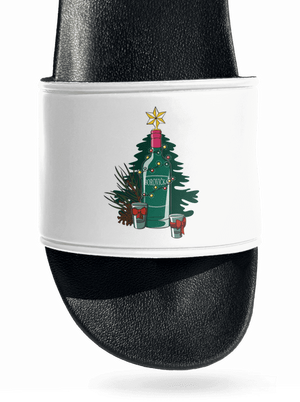 Vianočná borovička šľapky White