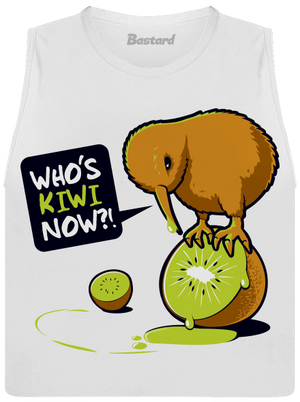 Kiwi dámske tielko voľné White