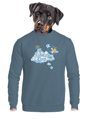 unisex mikina bez kapucne