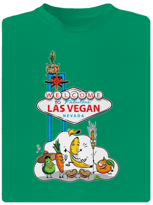 Las Vegan detské športové tričko Kelly Green Mal