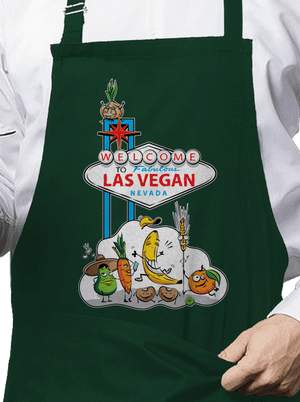 Las Vegan zástera Bottle Green