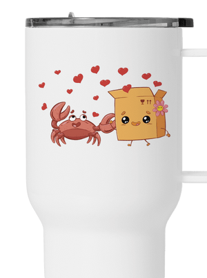 Krab a krabica termohrnček White