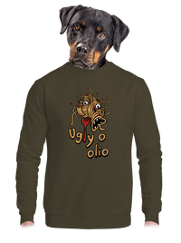 unisex mikina bez kapucne