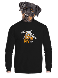 unisex mikina bez kapucne