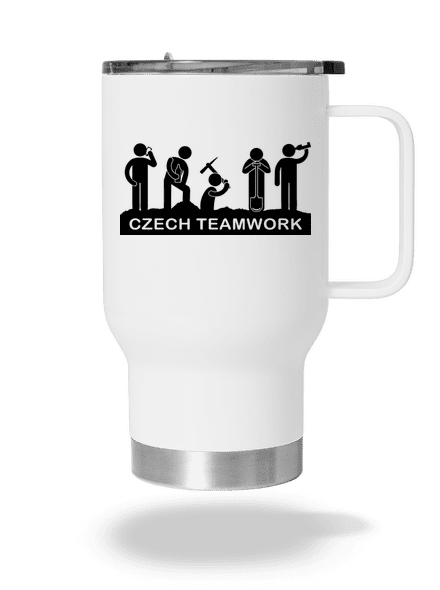 Czech Teamwork termohrnček White
