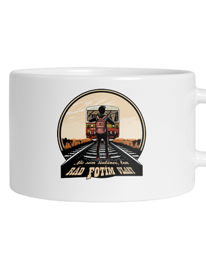 Fotím vlaky hrnček makronka White