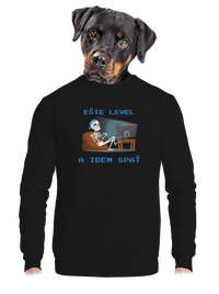 unisex mikina bez kapucne