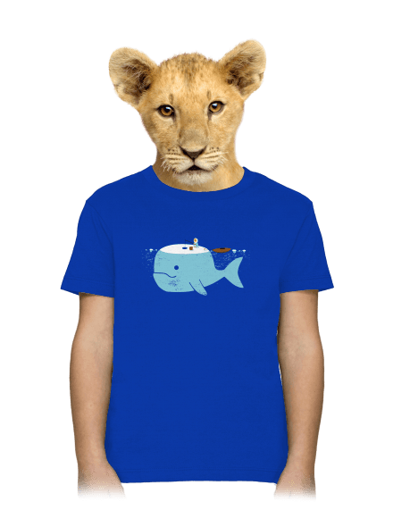 Rybárčenie detské tričko Royal Blue