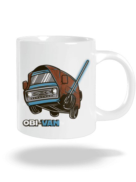 Obi Van veľký hrnček White