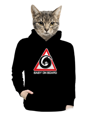 dámska mikina klokanka