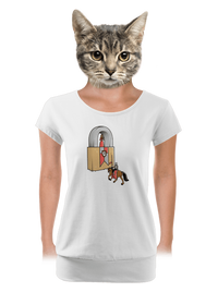 dámske tričko s lemom