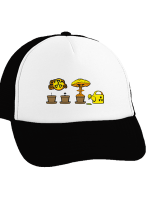 Atom bloom šiltovka truckerka Black cap