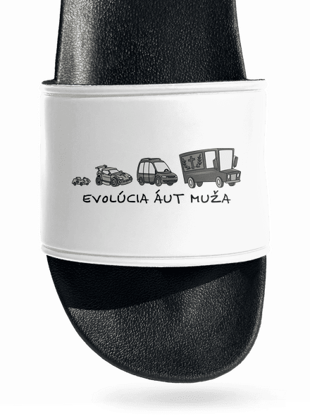 Evolúcia áut muža šľapky White
