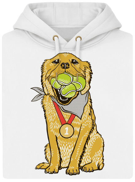 Zlatý retriever unisex mikina premium Snowwhite