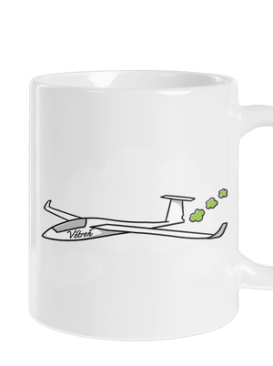 Větroň klasický hrnček White