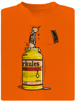 Herkules detské športové tričko Neon Orange