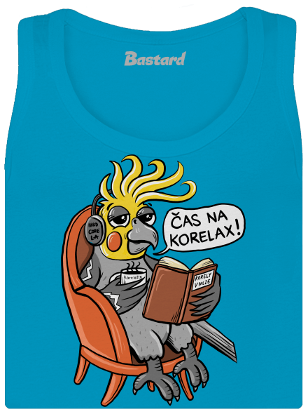 Korelax dámske tielko klasické Blue Atol