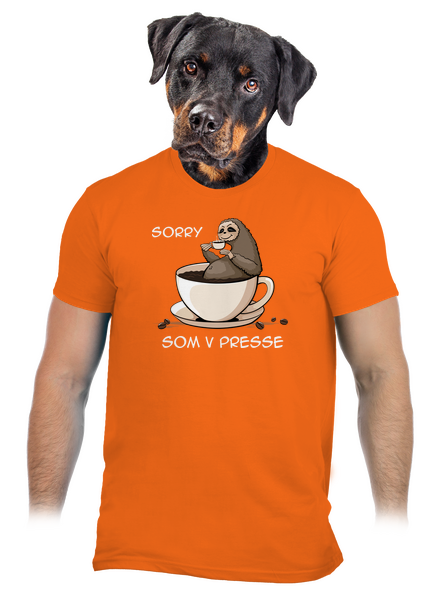 V presse pánske tričko Orange