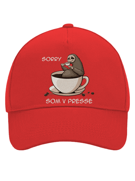 V presse šiltovka baseballka Classic Red