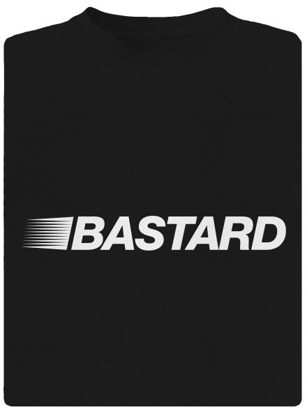 Bastard v závodnom detské športové tričko Black