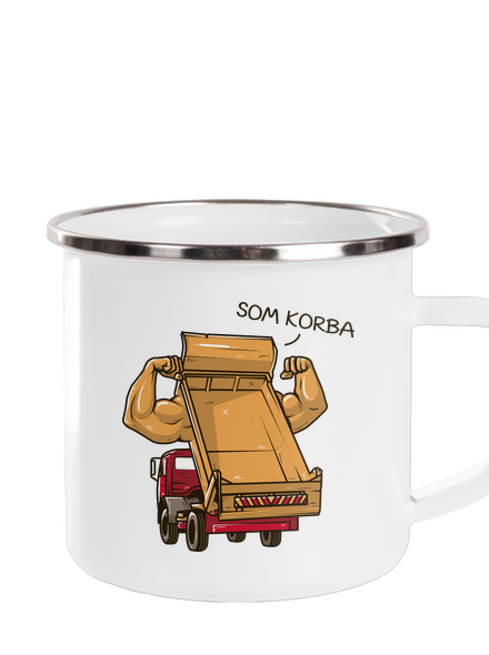 Korba plecháčik White