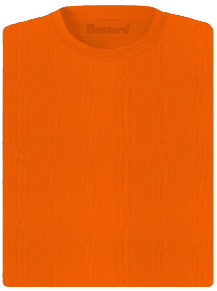 Bez potlače dámske športové tričko Neon Orange