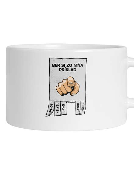 Ber si zo mňa príklad hrnček makronka White
