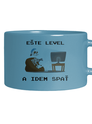 Ešte level hrnček makronka Blue Macaron