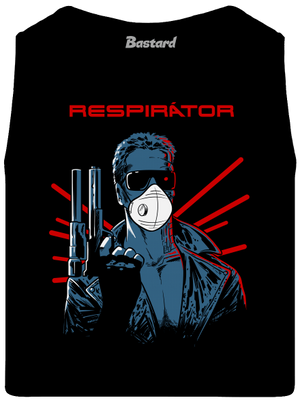 Respirátor pánske tielko Black