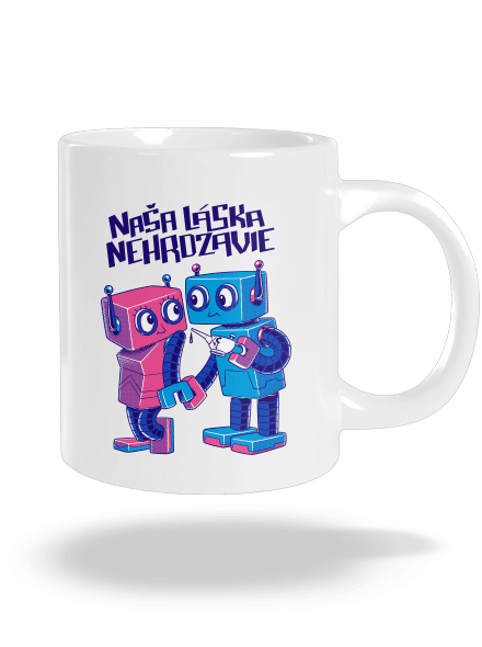 Roboti veľký hrnček White
