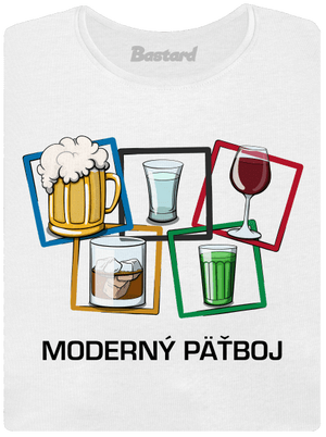 Moderný päťboj dámske tričko White