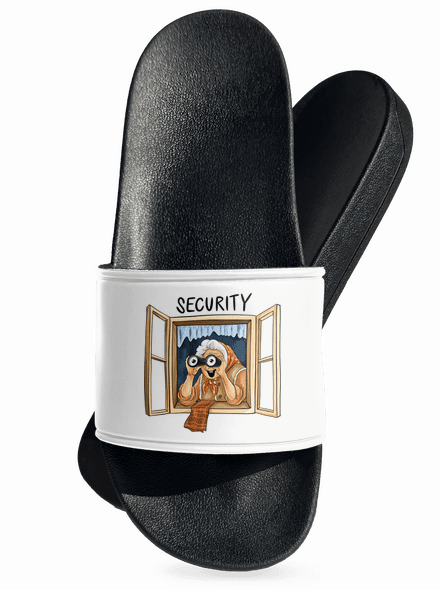 Security babička šľapky White