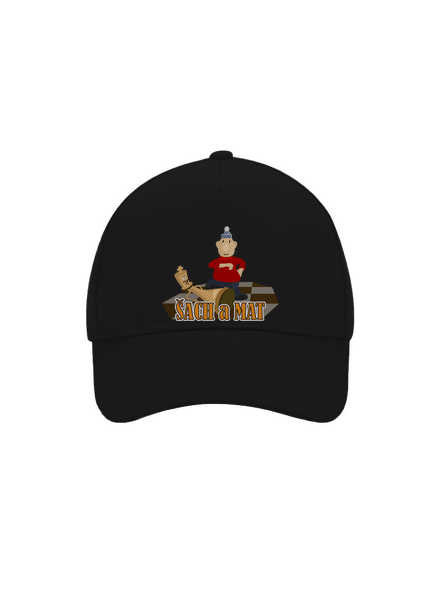 Šach a Mat šiltovka baseballka Black