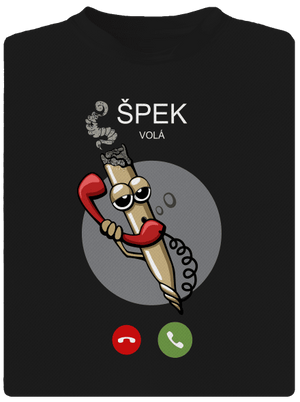 Špek volá pánske športové tričko Black
