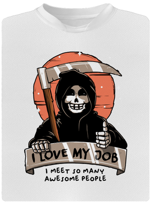 I love my job pánske športové tričko White