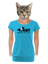 dámske tričko s lemom