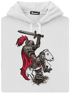 Rytier dámska mikina klokanka White