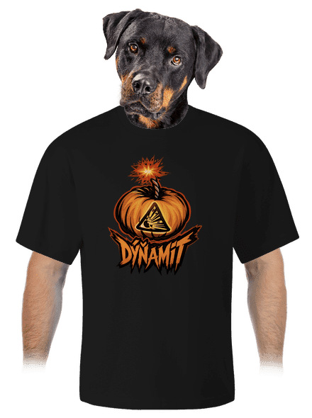 Dýňamit unisex tričko oversized Black