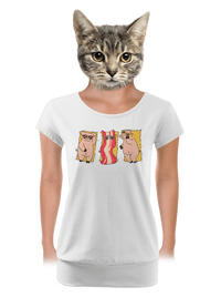 dámske tričko s lemom