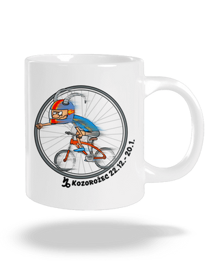 Cyklistický horoskop: Kozorožec veľký hrnček White